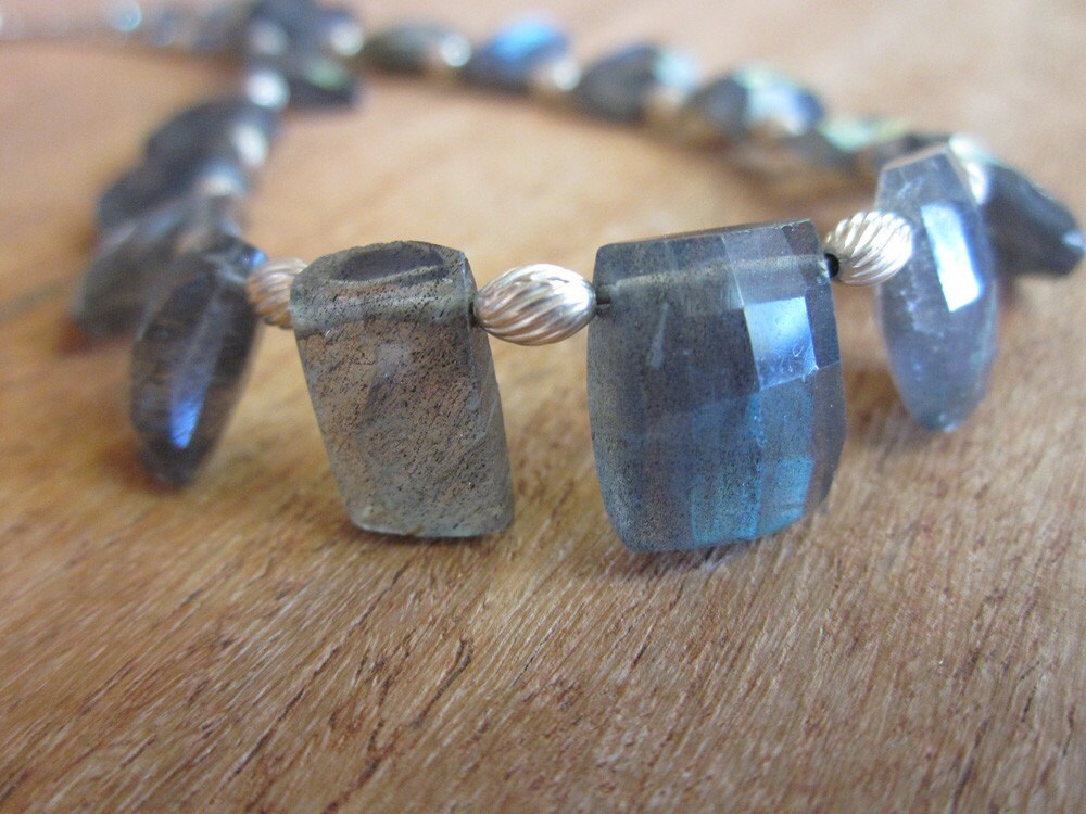 Halb-Edelstein-Halskette, Halskette Damen, Elegante Damen Halskette, Hochzeit, Mutter Der Braut von hogwildjewelry