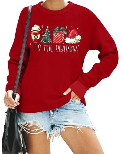 hohololo Weihnachts Sweatshirt Damen Weihnachtspullover Christmas Sweater Xmas Pullover hohololo Weihnachts Sweatshirt Damen Weihnachtspullover Christmas Sweater Xmas Pullover von hohololo