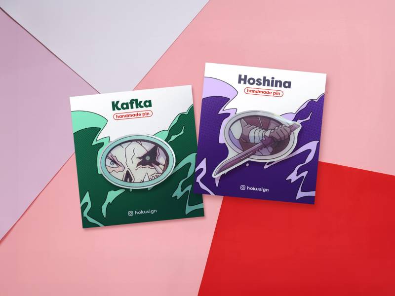 Handmade Kaiju No 8 Pin - Kafka Hibino Soshiro Hoshina Anime von hokusign