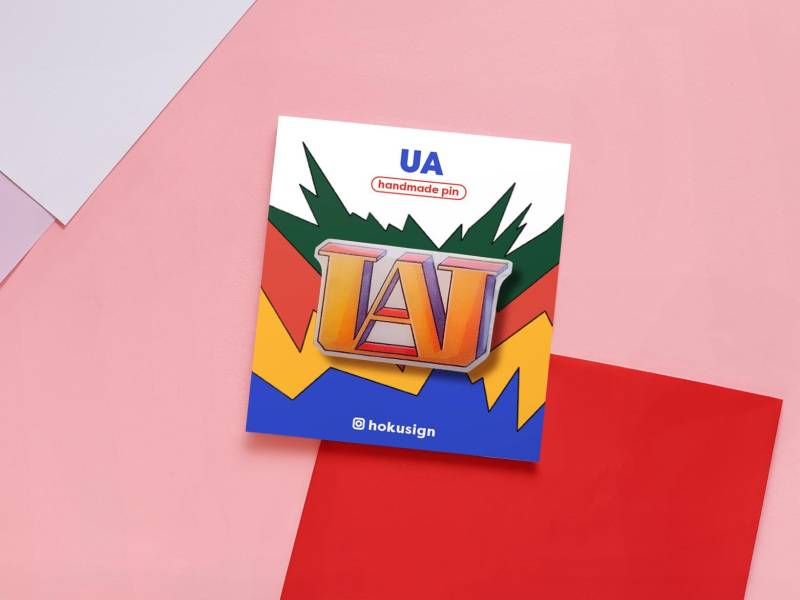 Handmade My Hero Academia | Ua Pin Boku No Anime Brooch For Backpacks & Clothes Cute Present von hokusign