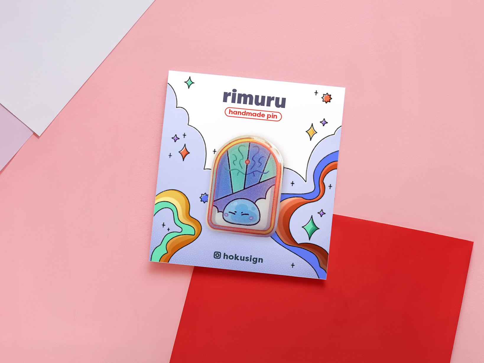 Rimuru Tempest Pin | That Time I Got Reincarnated As A Slime Handmade Anime For Your Bag & Laptop Cute Gift Idea von hokusign