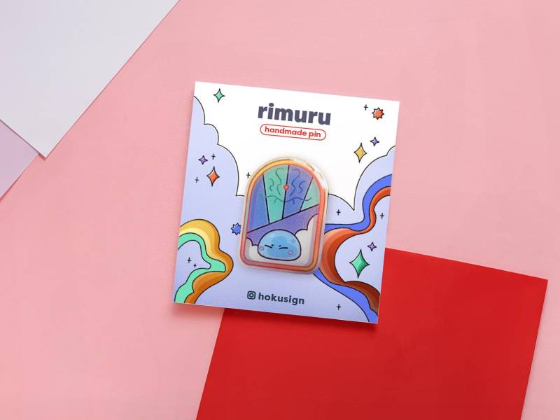 Rimuru Tempest Pin | That Time I Got Reincarnated As A Slime Handmade Anime For Your Bag & Laptop Cute Gift Idea von hokusign