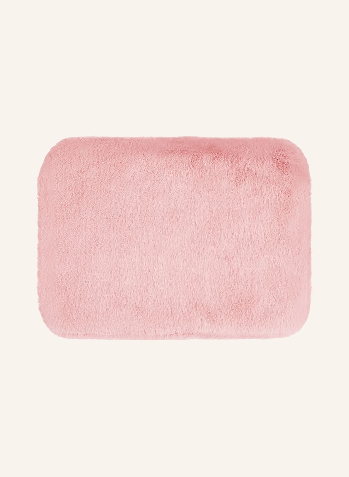 Holdit Laptop-Hülle Aus Kunstfell pink von holdit