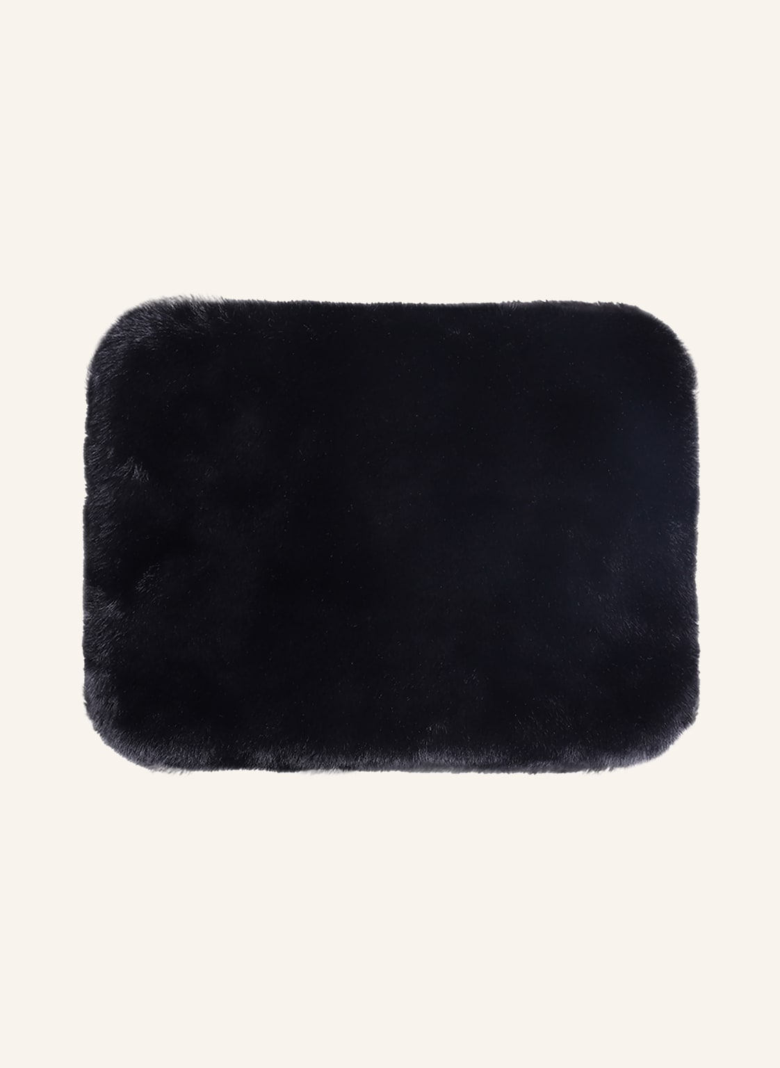 Holdit Laptop-Hülle Aus Kunstfell schwarz von holdit