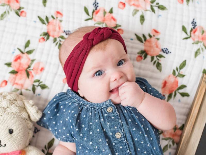 Baby-stirnband - Zum Valentinstag Baby Valentine Bögen Girl Outfit Geschenke Für Baby-Mädchen von hollyblossoms