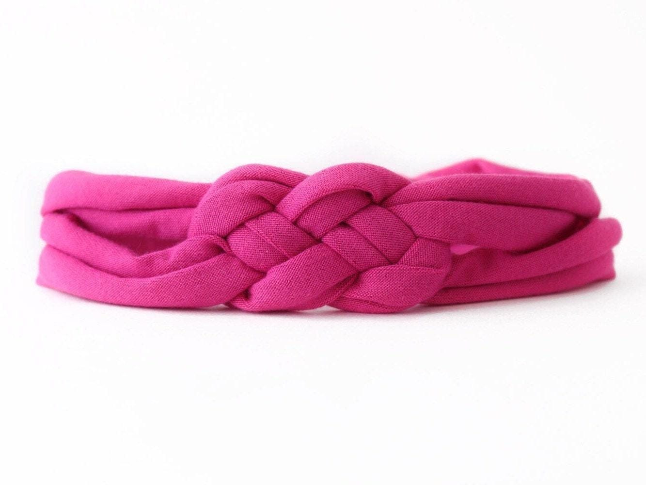 Fuchsia Stirnband, Stirnband Pink, Für Lange Haare, Kurzes Haar, Damen von hollyblossoms