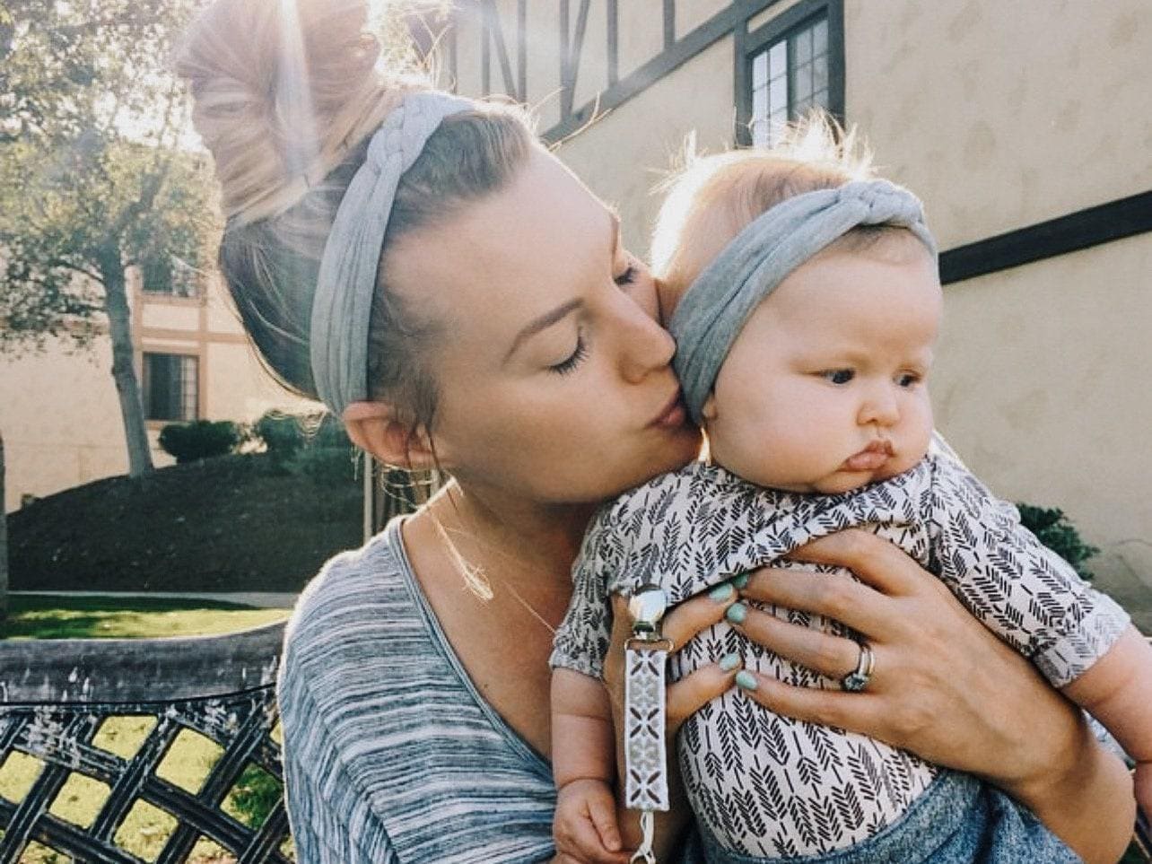Mama Und Ich Stirnbänder, Mutter Tochter Geschenke, Neugeborene Mädchen Stirnband, Mama Mini Passende Geknotetes Stirnband Für Frauen, Säuglinge von hollyblossoms