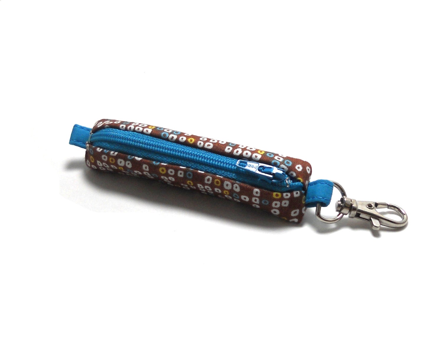 Mini Kreise Auf Braun - Chap Stick Case, Lippenbalsam, Ohrstecker, Flashdrive Halter Mini Kreise Auf Braun - Chap Stick Case, Lippenbalsam, Ohrstecker, Flashdrive Halter von hollyhockdesign