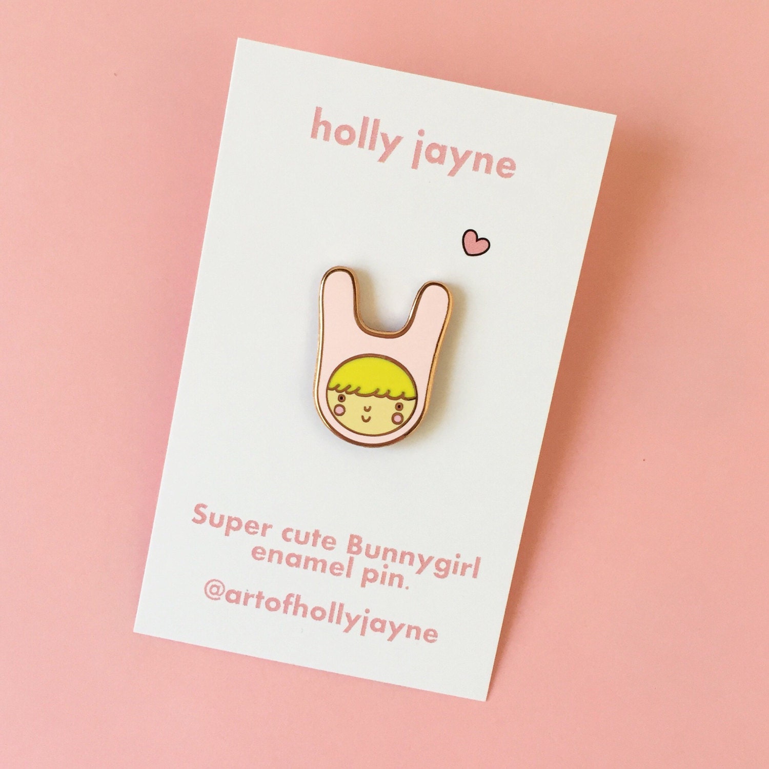 Häschen-Emaille Pin Häschen-Emaille Pin von hollyjayne