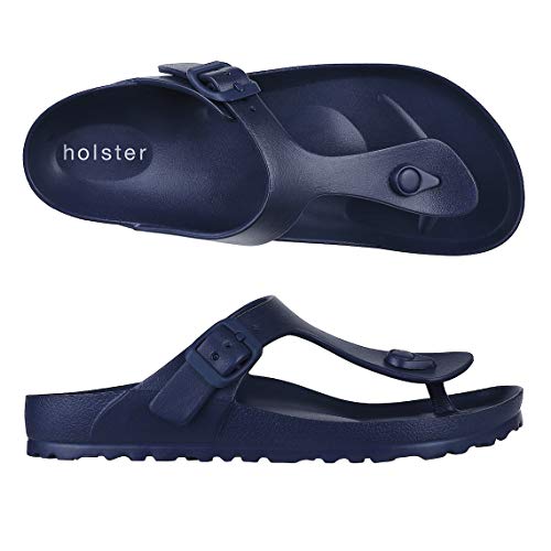 holster Coastal - Vegan Slides - Podologisch Goedgekeurd Slipper - Donker Blauw Blauw - Größe 41 von holster