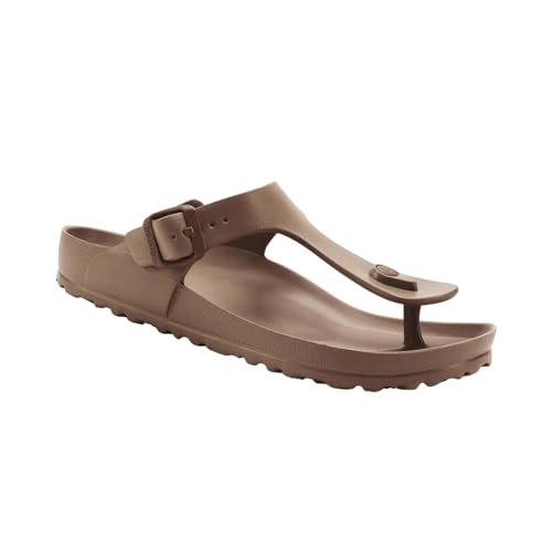 holster Coastal - Vegan Slides - Podologisch Goedgekeurd Slipper - Naturel Bruin - Größe 37 von holster