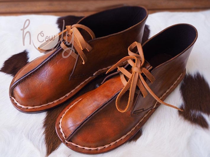 Braune Lederschuhe, Damenschuhe, Herren Lederschuhe Damen, Boho Schuhe, Hippie Handgemachte Männer von holycowchic