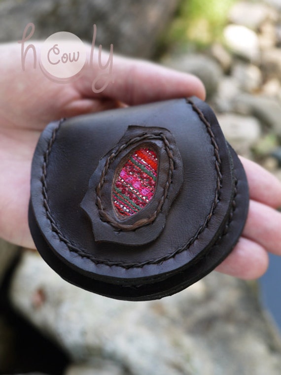 Funky Hill Tribe 100% Handgefertigte Leder Geldbörse von holycowchic