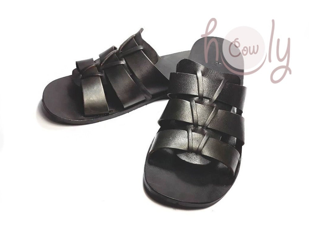 Handgemachte Ledersandalen, Schwarze Damen Sandalen, Boho Leder Sandalen Frauen, Schuhe, Hippie von holycowchic