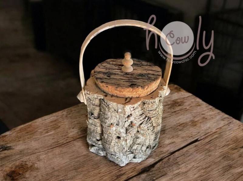 Kleine Umweltfreundliche Aufbewahrungsbox Aus Kork, Aufbewahrungsbox, Kleine Rustikale Box, Visitenkartenbox, Schlüsselbox, Schmuckschatulle von holycowchic