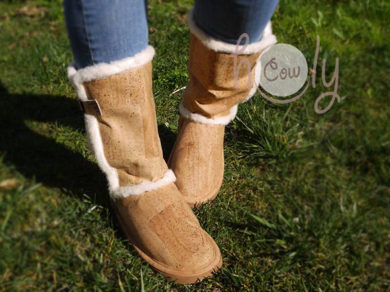 Umweltfreundliche Braune Vegane Mokassins Aus Kork, Stiefel, Korkschuhe, Schuhe, Korkstiefel, Mokassins, Korkmokassins von holycowchic