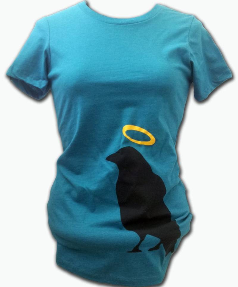 Im Angebot Heilige Krähe Fitted Damen T-Shirt Im Angebot Heilige Krähe Fitted Damen T-Shirt von holycrowstudios