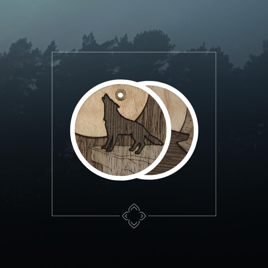 Wolf Ohrringe, Ohrhänger, Holz, Holzschmuck, Naturschmuck, Tierohrring, Tierschmuck, Waldtiere Wolf Ohrringe, Ohrhänger, Holz, Holzschmuck, Naturschmuck, Tierohrring, Tierschmuck, Waldtiere von holztiere