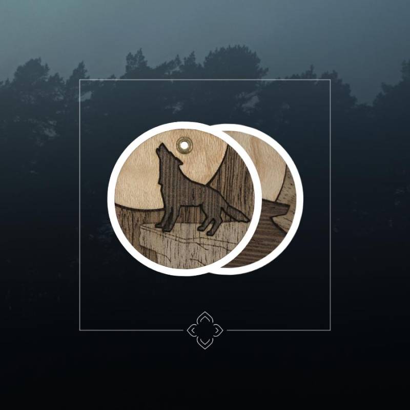 Wolf Ohrringe, Ohrhänger, Holz, Holzschmuck, Naturschmuck, Tierohrring, Tierschmuck, Waldtiere Wolf Ohrringe, Ohrhänger, Holz, Holzschmuck, Naturschmuck, Tierohrring, Tierschmuck, Waldtiere von holztiere