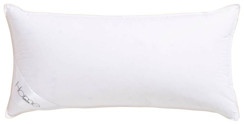 Home affaire 3-Kammer-Kopfkissen "Litrone Kopfkissen 40x80 cm, 80x80 cm" Füllung: 100% Gänsedaunen Außenkammer & 100% Gänsefedern Innenkern 1 Stk. tlg. Kissen DOWNPASS zertifiziert und Made in Germany von home affaire