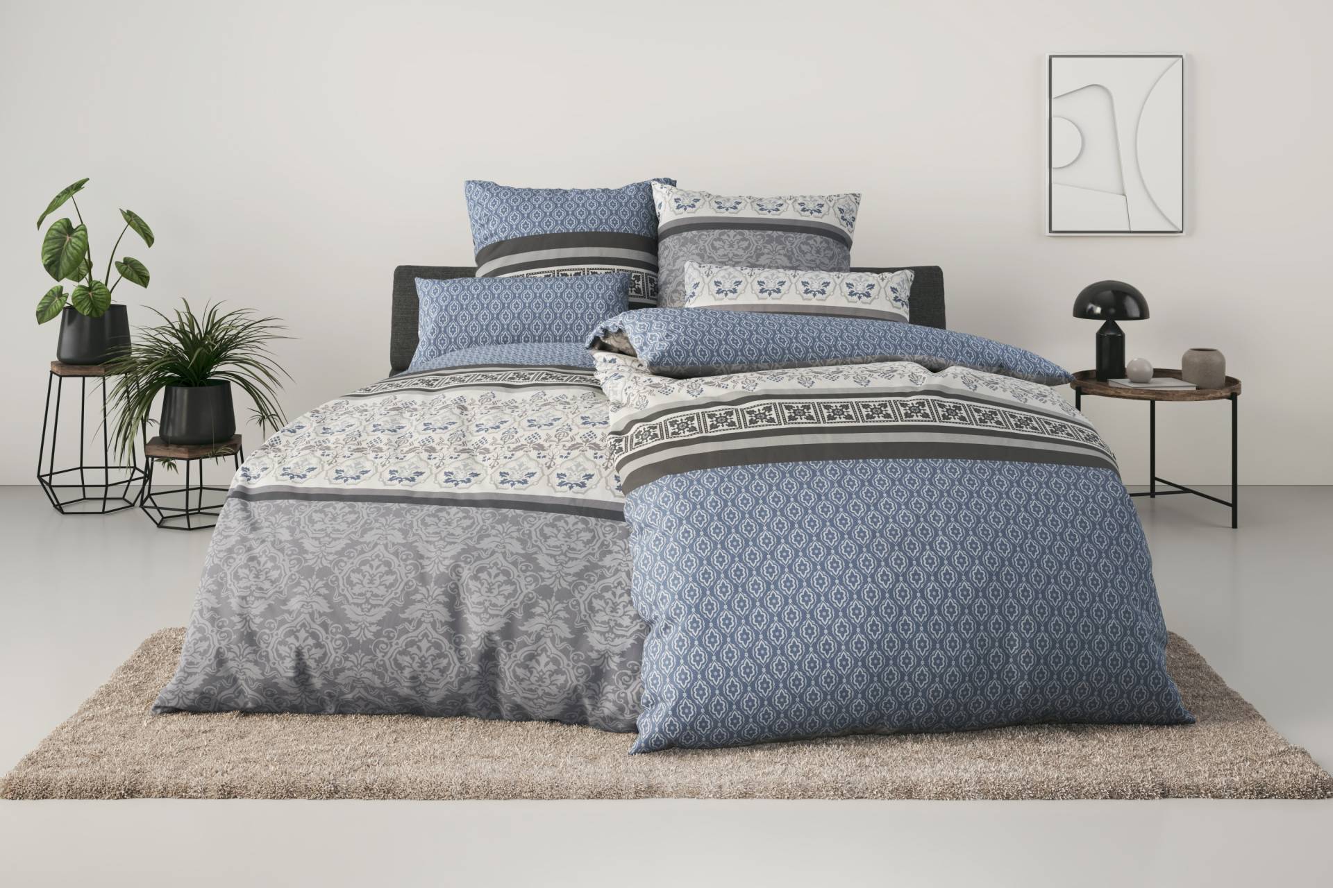 Home affaire Bettwäsche "Cremona" romantische Bettwäsche in verschiedenen Qualitäten, ab Gr. 135x200 cm von home affaire