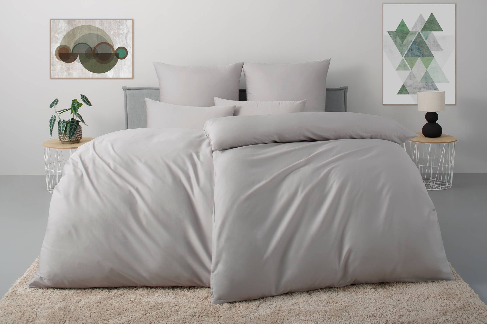 Home affaire Bettwäsche "Luisa" 2 Stk. tlg. NEUHEIT: 100% Baumwolle, ab Gr. 135x200 cm, in zwei Qualitäten von home affaire