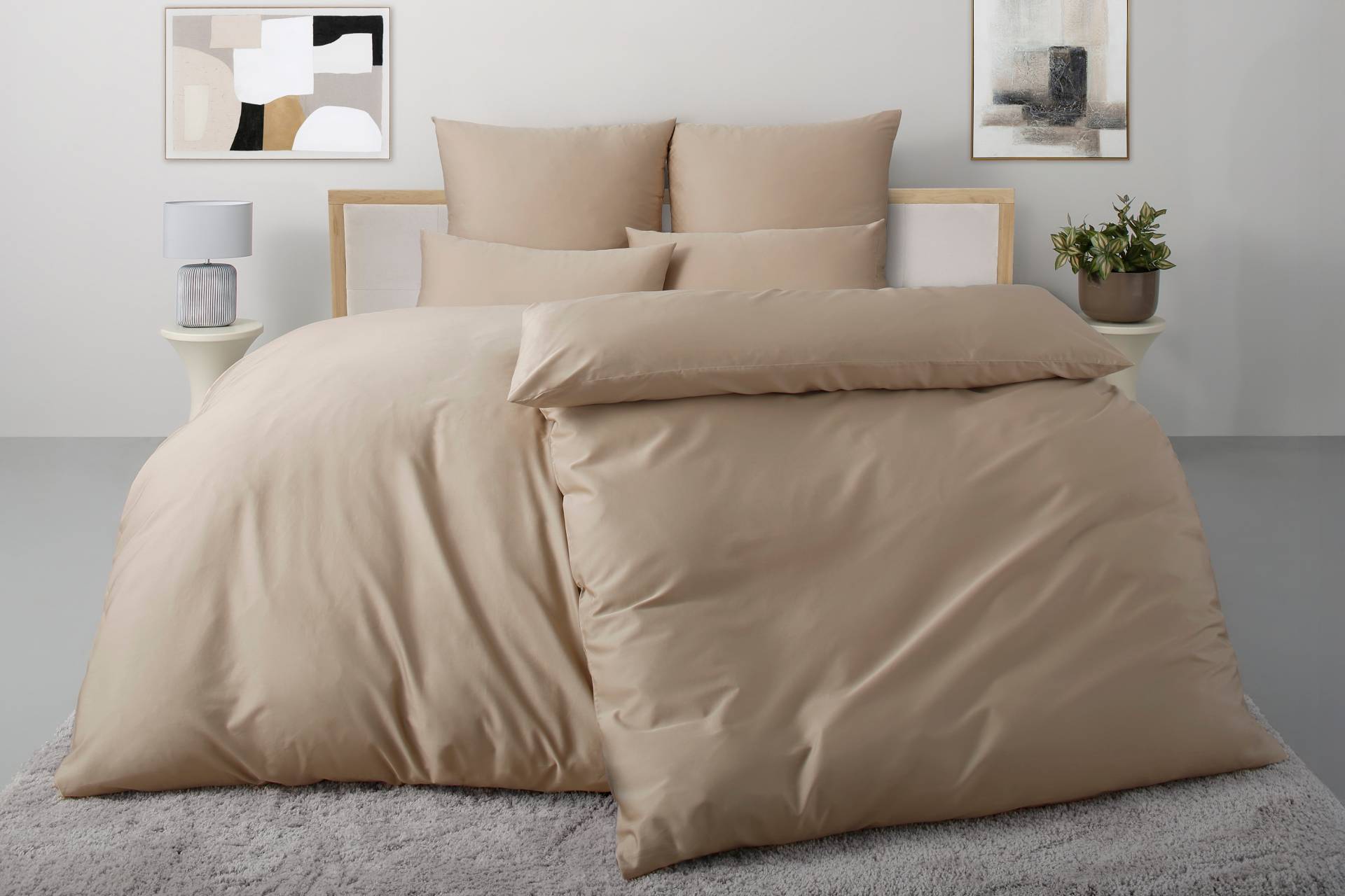 Home affaire Bettwäsche "Luisa" 2 Stk. tlg. NEUHEIT: 100% Baumwolle, ab Gr. 135x200 cm, in zwei Qualitäten von home affaire