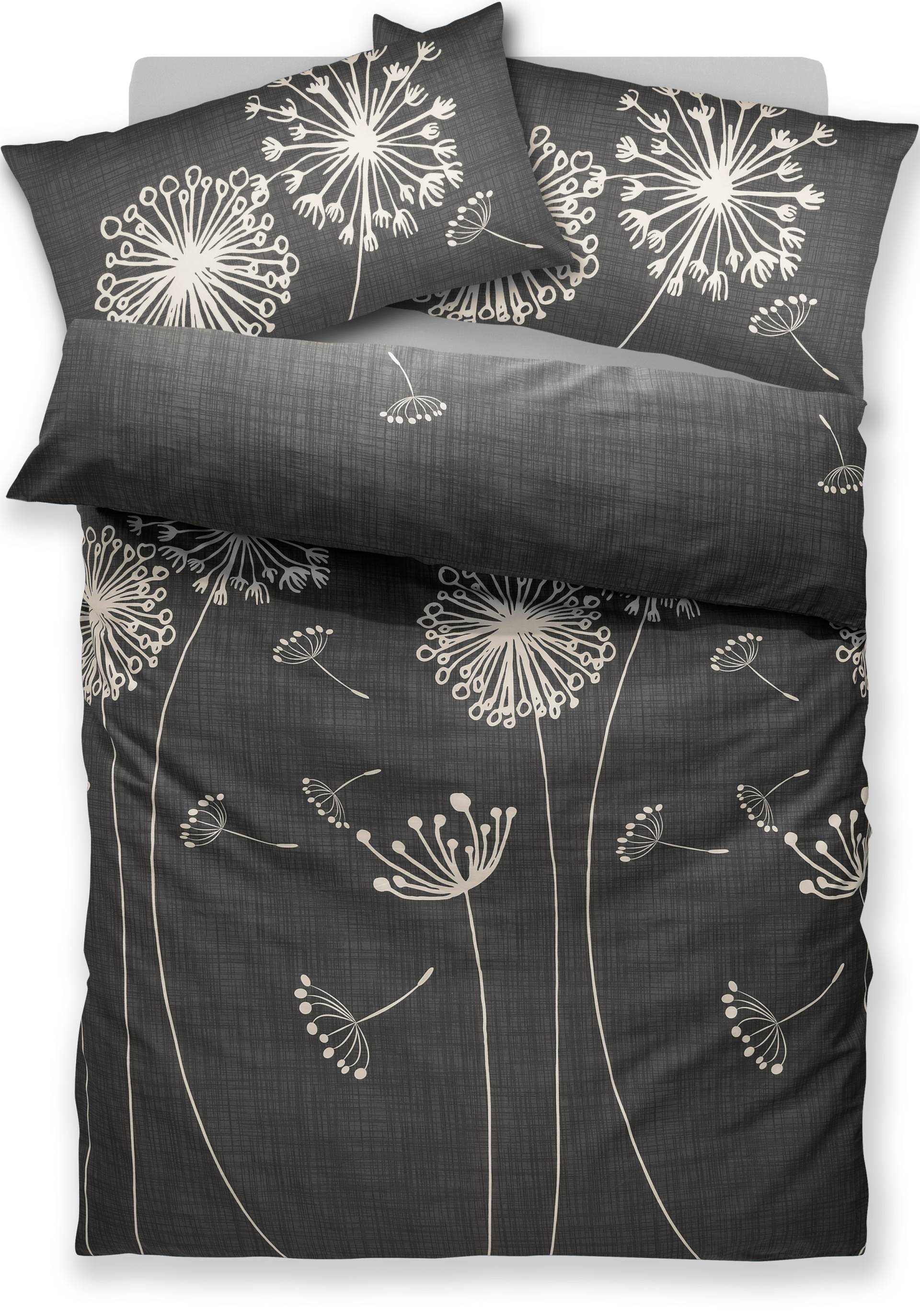 Home affaire Bettwäsche "Soucy" 2 Stk. tlg. ab Gr. 135x200, 100% Baumwolle, Renforcé von home affaire