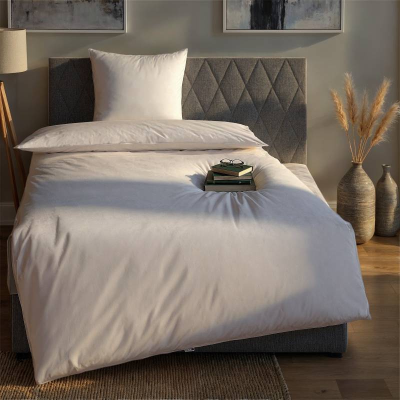 Home affaire Federbettdecke + Kopfkissen "Ballonbett Trin Bettdecke 135x200 cm, 155x220 cm" Set mit Kissen 40x80 cm, 80x80 cm, Herbst, Winter von home affaire