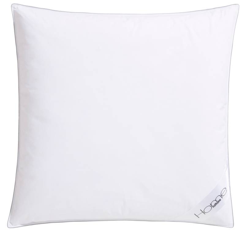 Home affaire Federkissen "Moulle, Kopfkissen 40x80 cm und 80x80 cm" Füllung: 90Federn10Daunen Bezug: Baumwolle 1 Stk. tlg. Kissen, Oeko-Tex 100, Made in Germany, Allergiker geeignet von home affaire