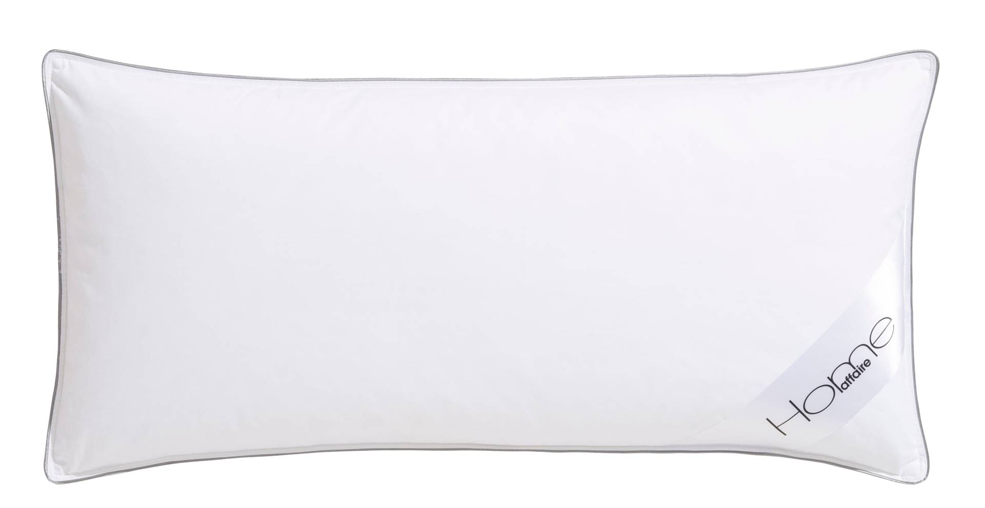 Home affaire Federkissen "Moulle, Kopfkissen 40x80 cm und 80x80 cm" Füllung: 90Federn10Daunen Bezug: Baumwolle 1 Stk. tlg. Kissen, Oeko-Tex 100, Made in Germany, Allergiker geeignet von home affaire