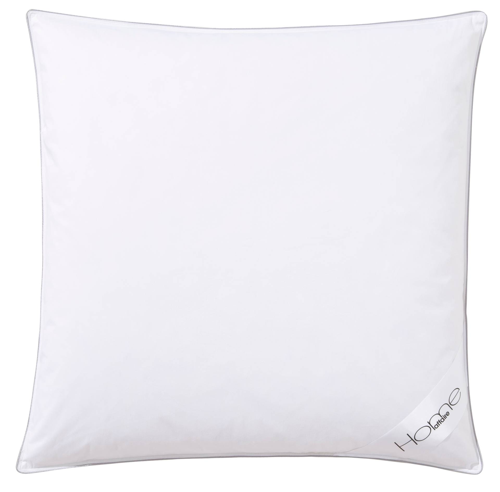 Home affaire Federkissen "TAMINS, Kopfkissen 80x80 cm, 40x80cm" Füllung: 85 % Federn & 15 % Daunen Bezug: Baumwolle 1 Stk. tlg. Kissen, Made in Germany, Allergiker geeignet (Nomite) von home affaire