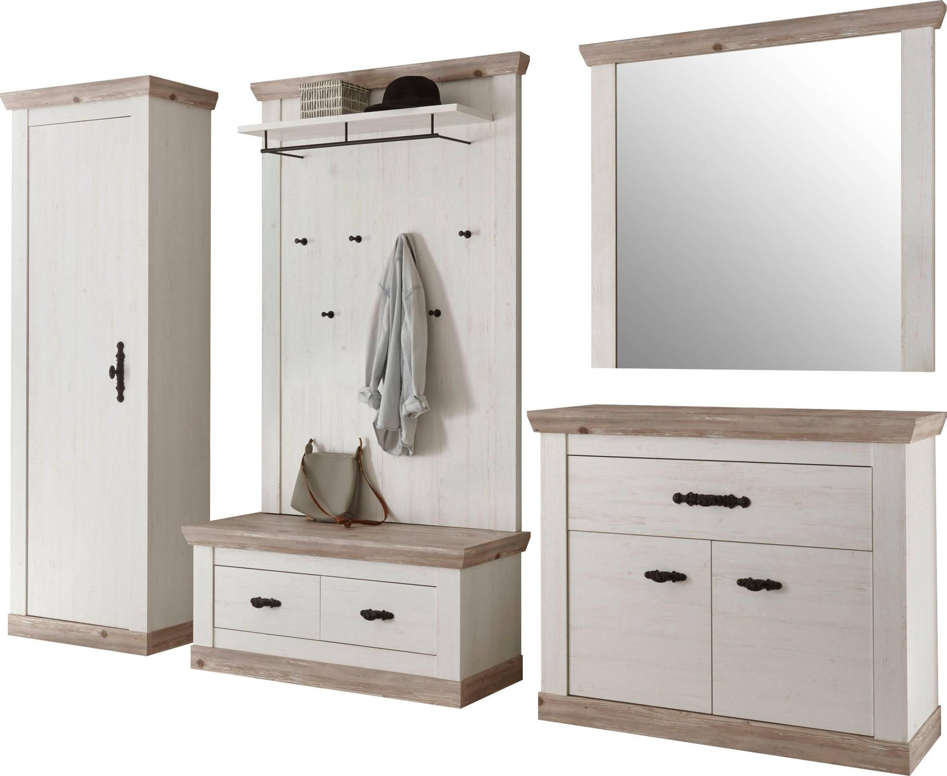 Home affaire Garderoben-Set "Florenz" 6 tlg. mit Kissen, 5 Stk. tlg. von home affaire