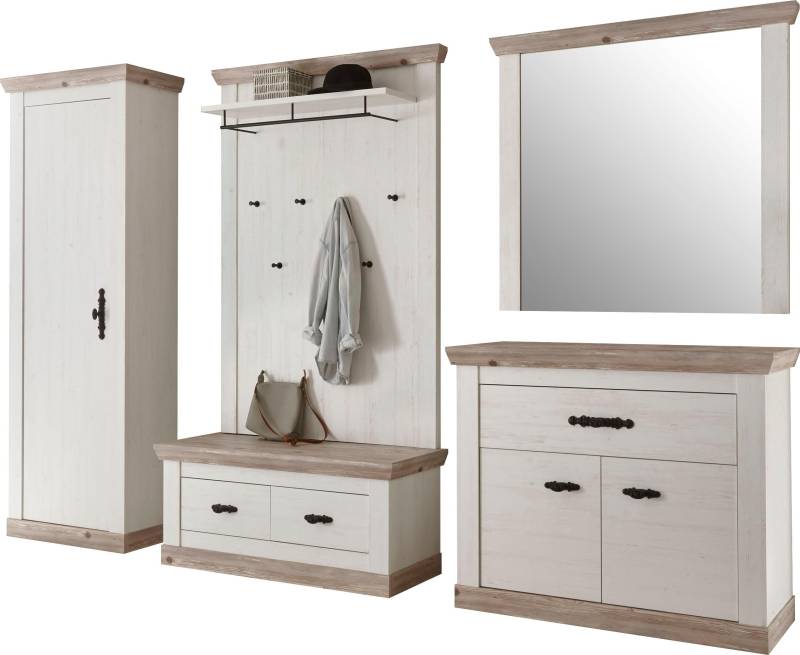 Home affaire Garderoben-Set "Florenz" 6 tlg. mit Kissen, 5 Stk. tlg. von home affaire