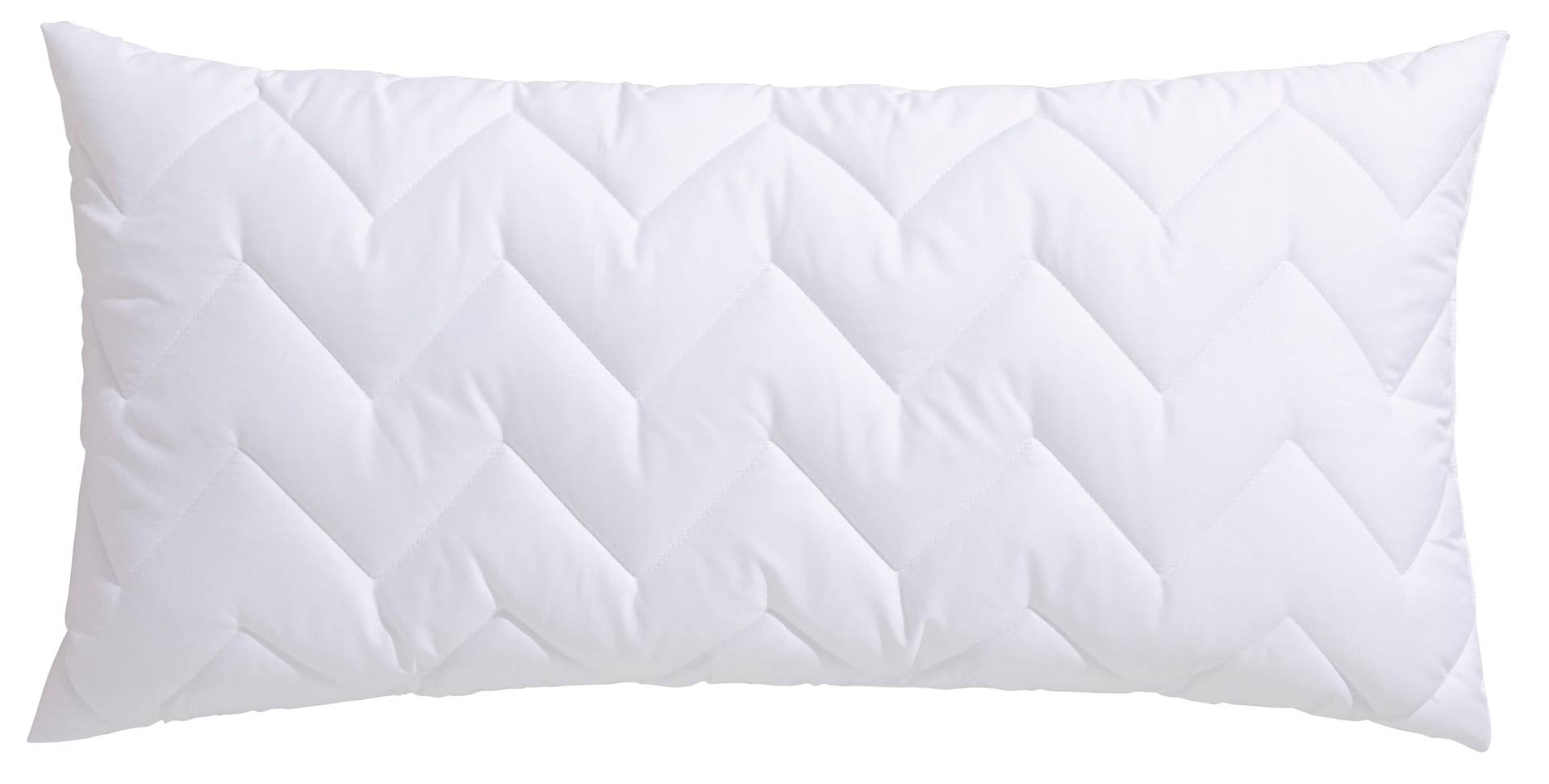 Home affaire Microfaserkissen "Sartes Kopfkissen 40x80, 80x80 weich, stützend, hypoallergen" Füllung: 100% Polyester 1 Stk. tlg. Kissen für einen erholsamen Schlaf von home affaire