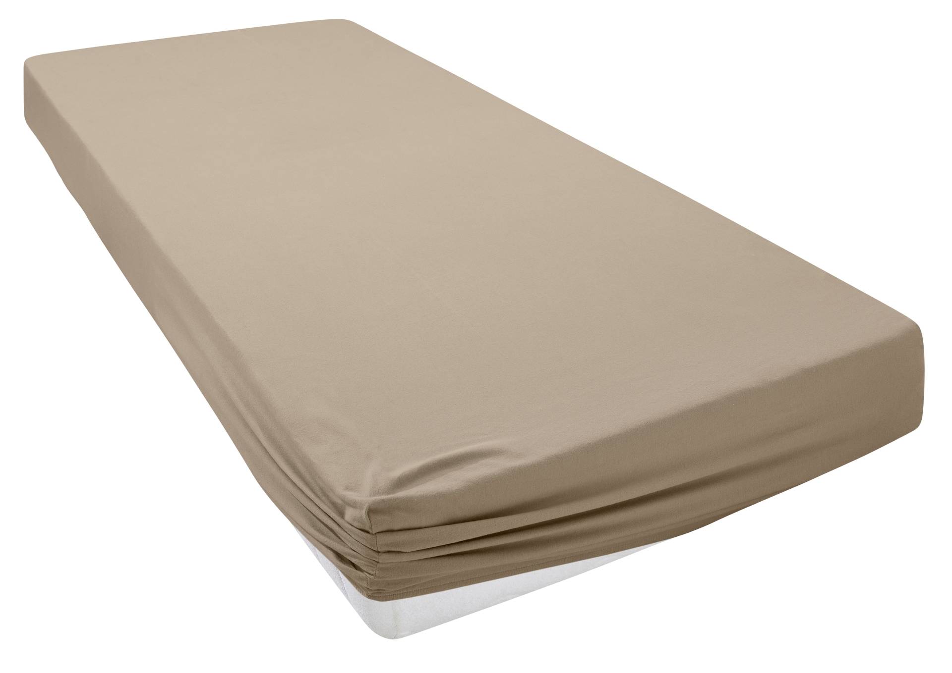 Home affaire Spannbettlaken "Cremona, in den Qualitäten: Baumwolle mit Elastan oder Biber" Premium Qualität, Größe ab 90x200 cm von home affaire