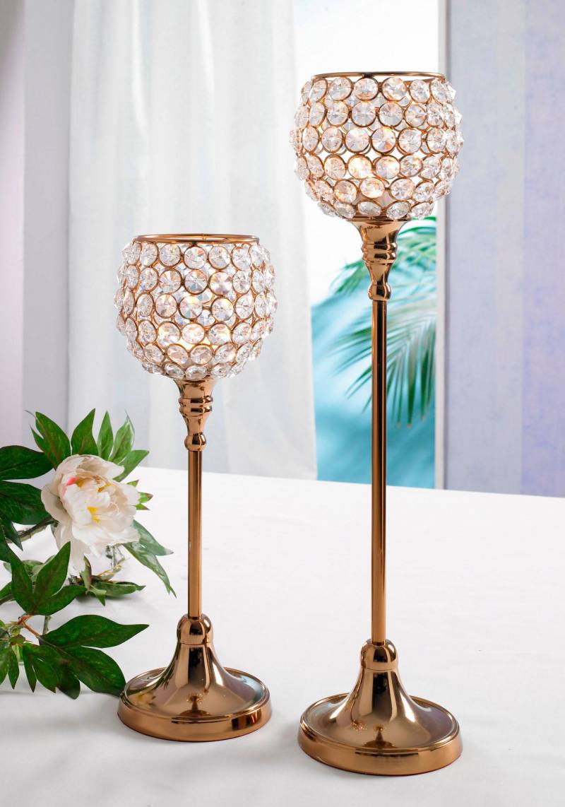 Home affaire Teelichthalter "Kristall" von home affaire