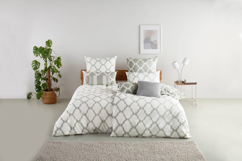 Home affaire Wendebettwäsche "Alba in Gr. 135x200 oder 155x220 cm" 2 tlg. Bettwäsche mit Wendeoptik, in verschiedenen Qualitäten, Baumwolle von home affaire