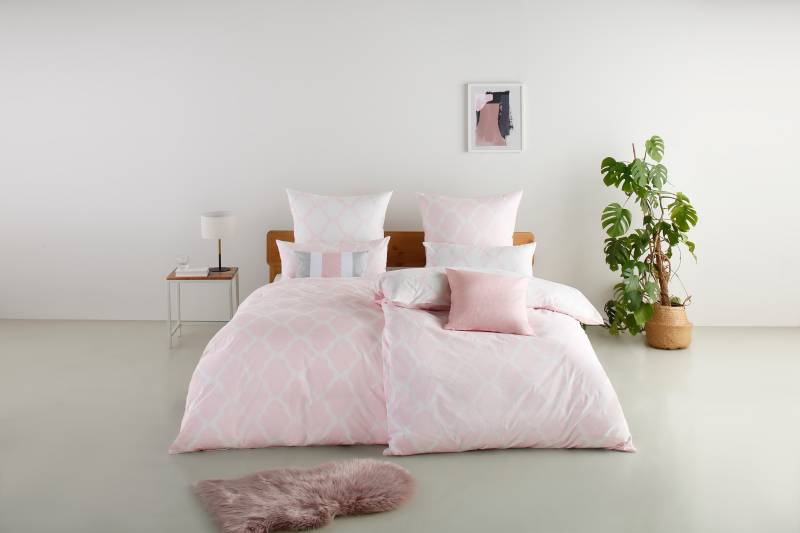 Home affaire Wendebettwäsche "Alba in Gr. 135x200 oder 155x220 cm" 2 tlg. Bettwäsche mit Wendeoptik, in verschiedenen Qualitäten, Baumwolle von home affaire