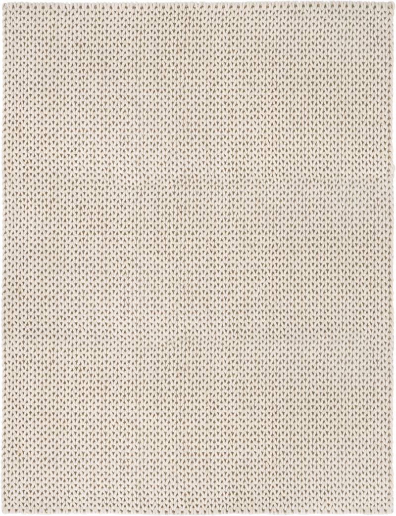 my home Wollteppich "Noyack" rechteckig 12 mm Höhe Handweb-Teppich, Strick-Optik, handgewebt, reine Wolle von My Home