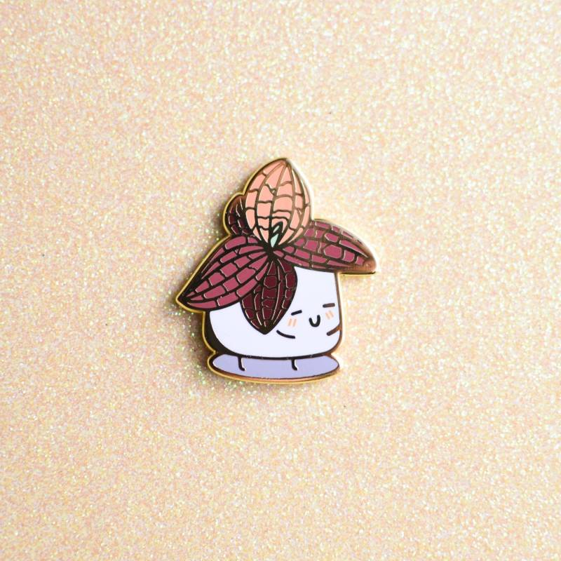 Jewel Orchid Hard Emaille Pin | Gold von homebyfaith