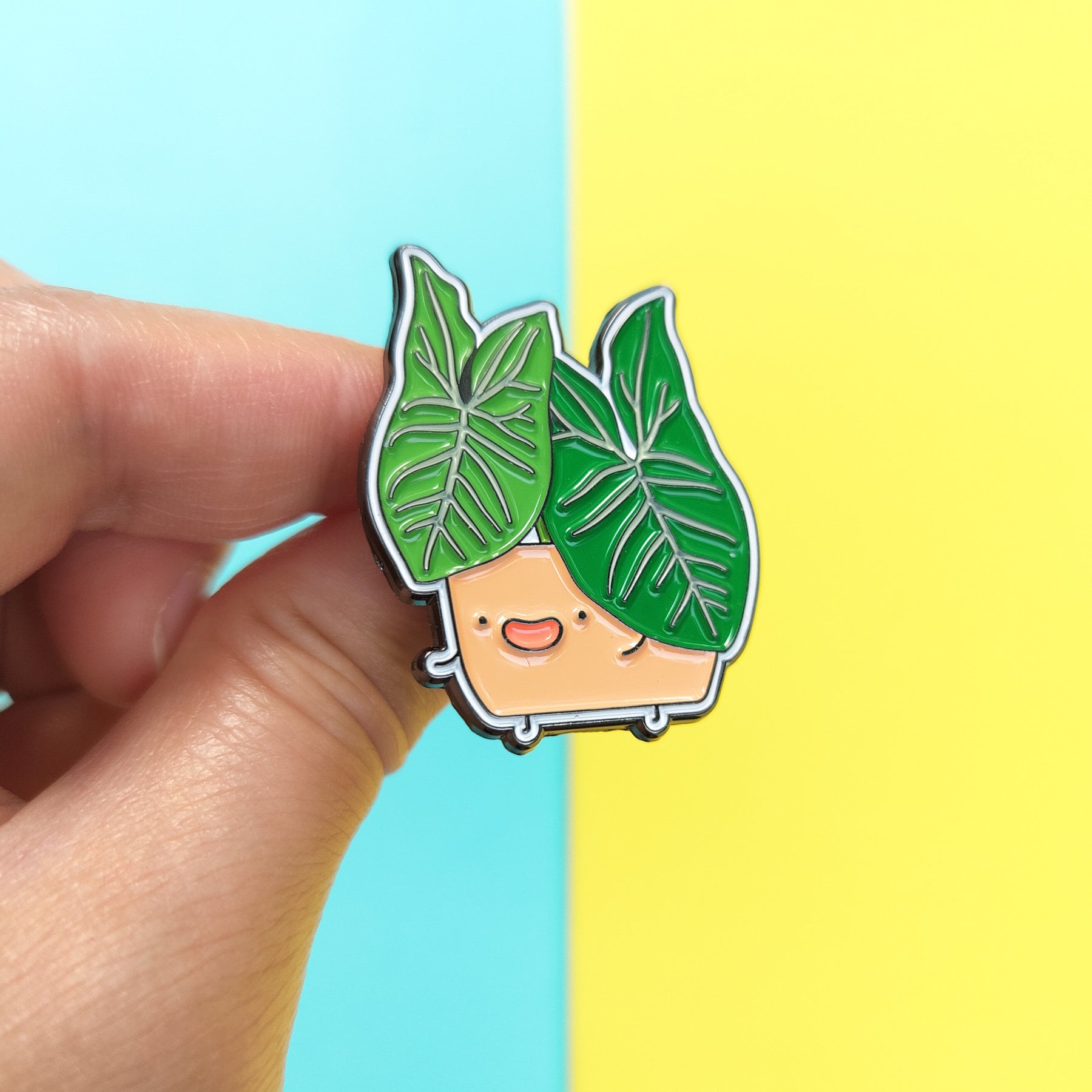 Syngonium Soft Enamel Pin von homebyfaith