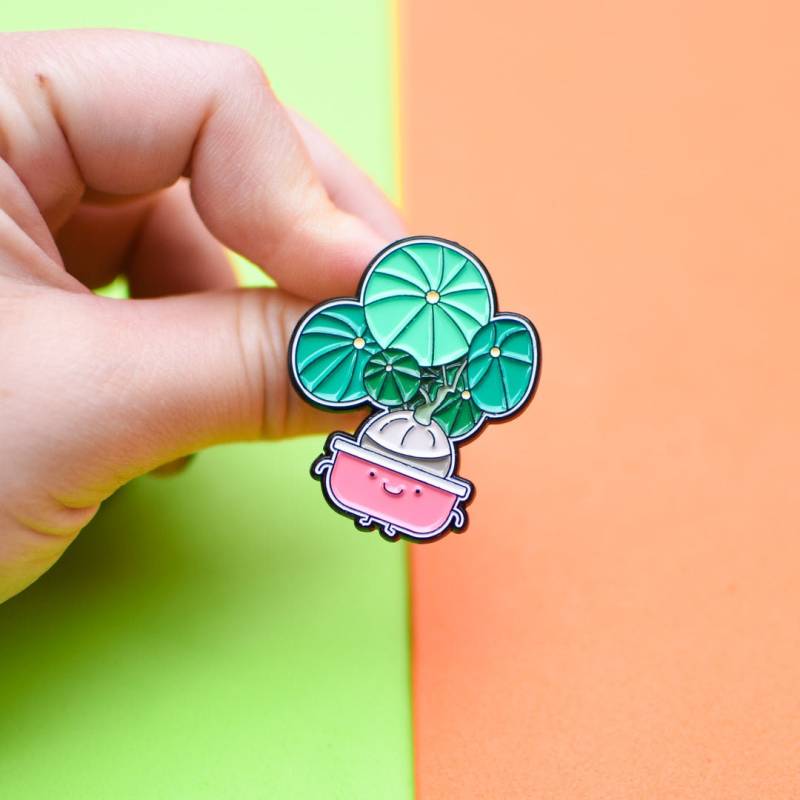 stephania Erecta Soft Enamel Pin stephania Erecta Soft Enamel Pin von homebyfaith