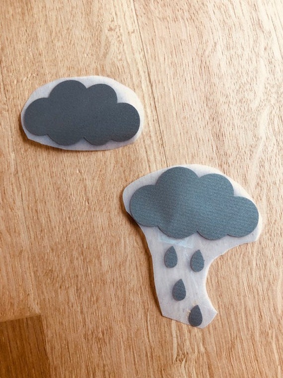 Plott Bügelbild Reflektierend Wolke Plott Bügelbild Reflektierend Wolke von homemadebyjuliaS