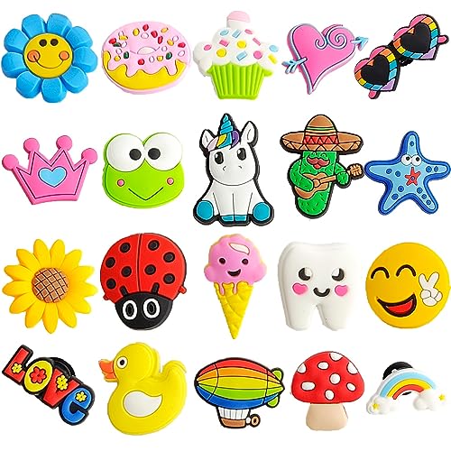 homenatur Pins für Crocs Sanitär-Clogs - 20 Stück - dekorative Pins - Schuhe Charms - Zubehör und Ornamente für Schuhe - Damen Herren Kinder - Gesundheitswesen Gastfreundschaft - Arbeit Friseur, von homenatur