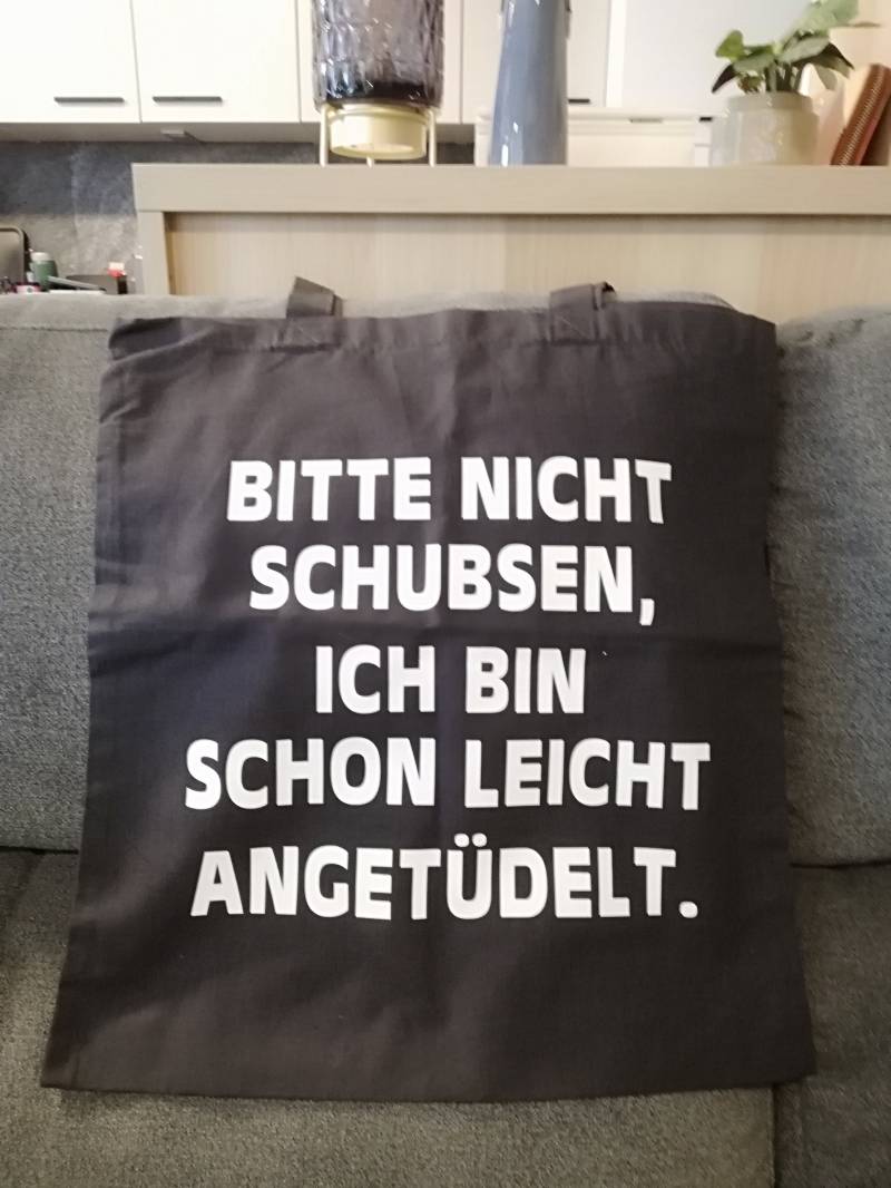 Jutebeutel Stofftasche Mit Spruch von homeofaustria