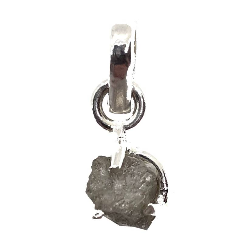 Diamant Anhänger, Rohdiamant in Silberfassung von hometrendsandmore