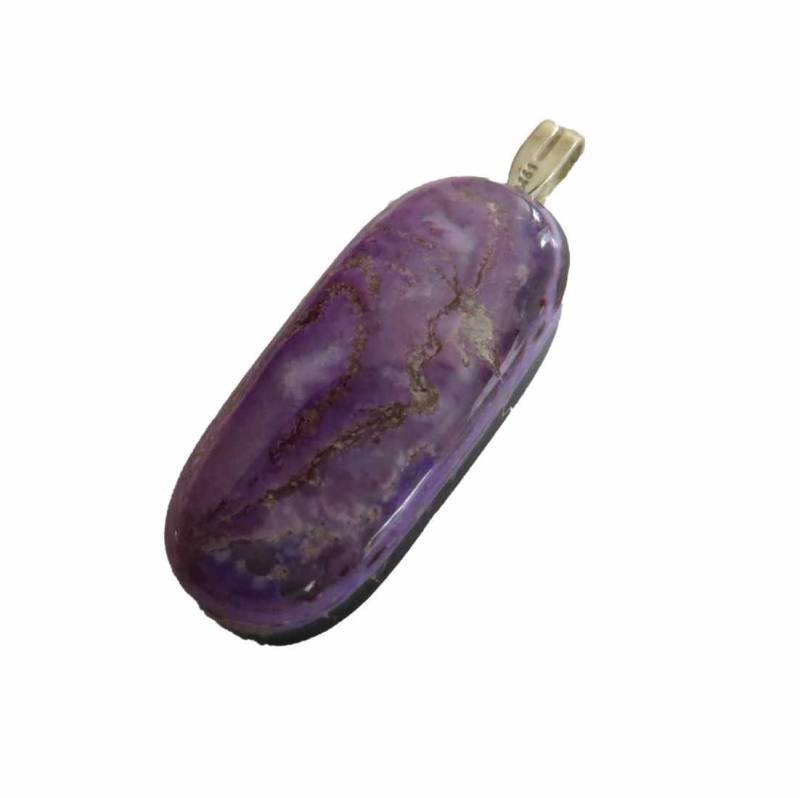 Sugilith Anhänger, Kristall Silber-Schmuck Kettenanhäger Größe M-L von hometrendsandmore