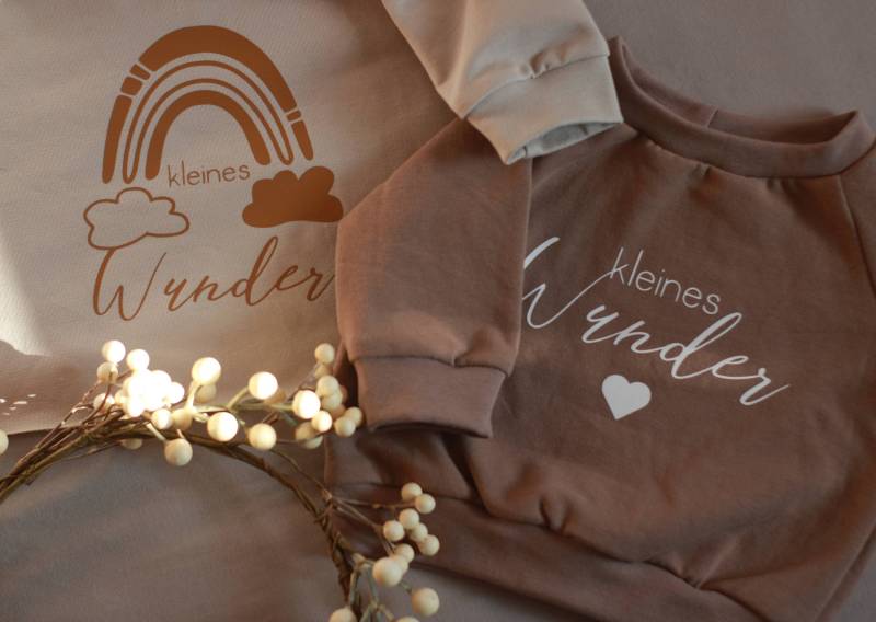 Babypullover Kleines Wunder, Geschenk Zur Geburt, Kinderpullover, Geburtsgeschenk, Regenbogen Herz Sterne, Kindersweatshirt Aus Biobaumwolle Babypullover Kleines Wunder, Geschenk Zur Geburt, Kinderpullover, Geburtsgeschenk, Regenbogen Herz Sterne, Kindersweatshirt Aus Biobaumwolle von homlebie