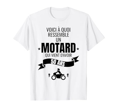 Geschenkidee für einen humorvollen Motorradfahrer, Herren, originell, 50 Jahre T-Shirt Geschenkidee für einen humorvollen Motorradfahrer, Herren, originell, 50 Jahre T-Shirt von homme humour motard moto cadeau motorcycle